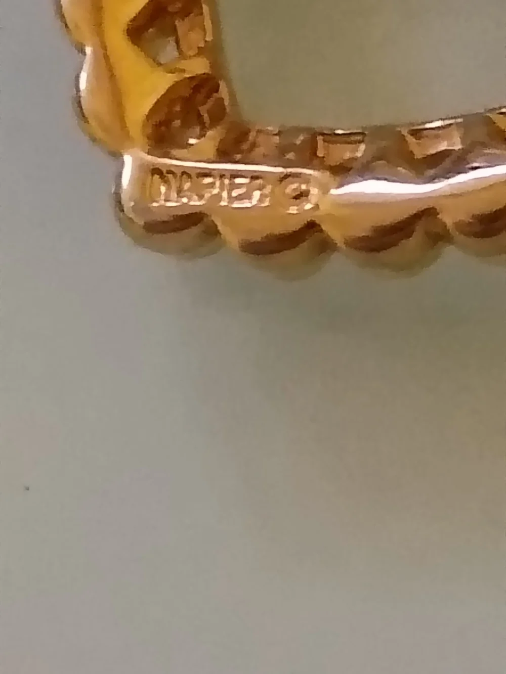 Napier Gold Plated Faux Pearl Brooch1980s
